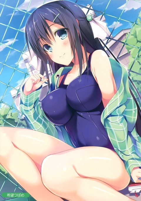 スク水(スクール水着)を着てる可愛い女の子の二次エロ画像③　100枚 20