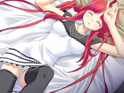 ニーソ・ニーハイを履いた女の子の二次エロ画像⑤　100枚 68