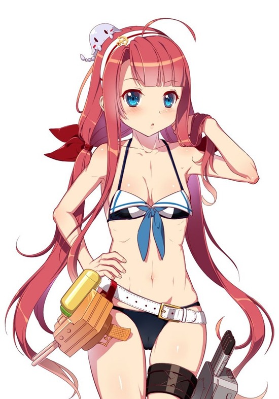 【非エロ】【二次画像】可愛い艦これ娘「江風ちゃん」のピンク髪に萌えキュンな画像がみたい！① 4