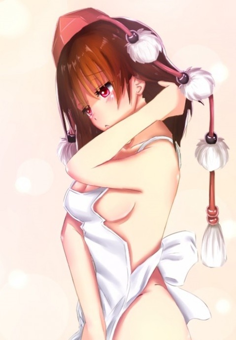裸エプロンがエロくて仕方ない二次エロ画像㉔　25枚 14