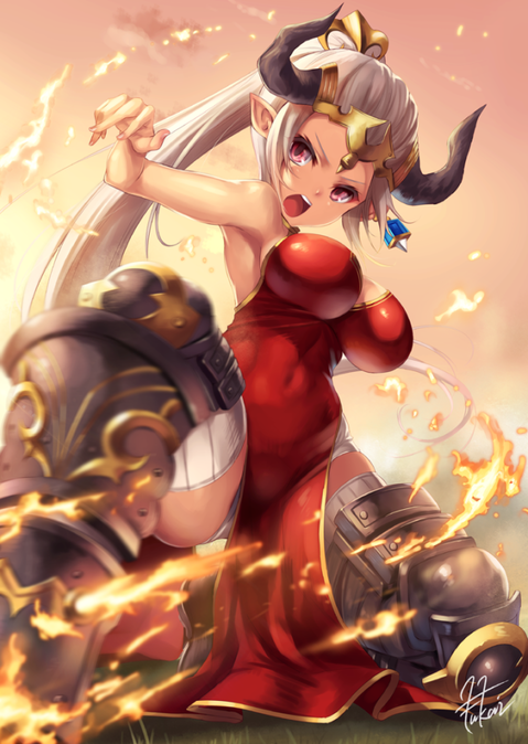 【グラブル】アリーザの二次エロ画像　50枚【グランブルーファンタジー】 46
