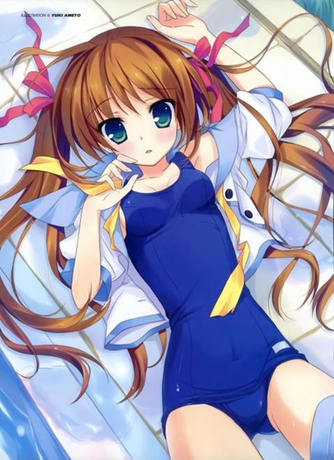 スク水(スクール水着)を着てる可愛い女の子の二次エロ画像⑥　100枚 10