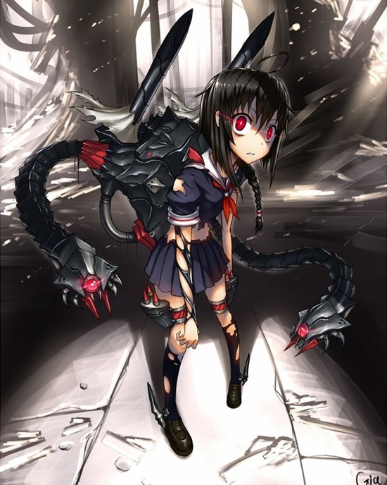 【非エロ】【艦これ】可愛い艦娘が深海棲艦化したカッコイイ系の画像がみたい！② 19