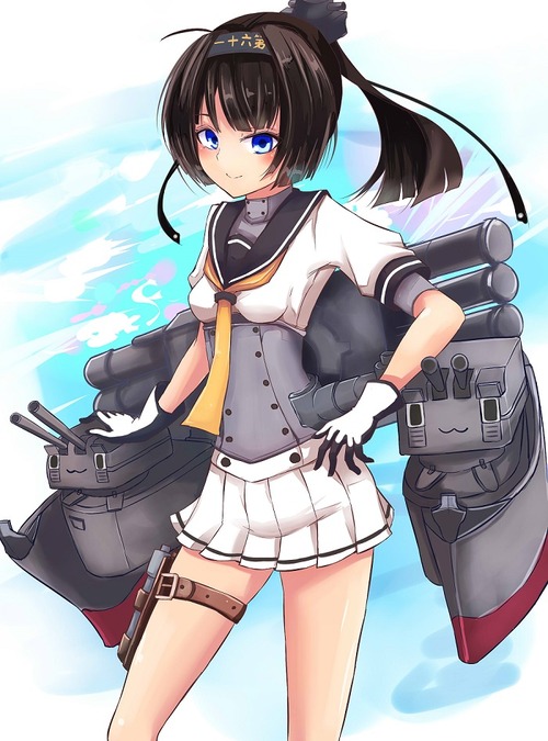 【非エロ】【二次】【艦これ】駆逐艦、秋月（あきづき）の制服コスチューム画像がみたい！ 7