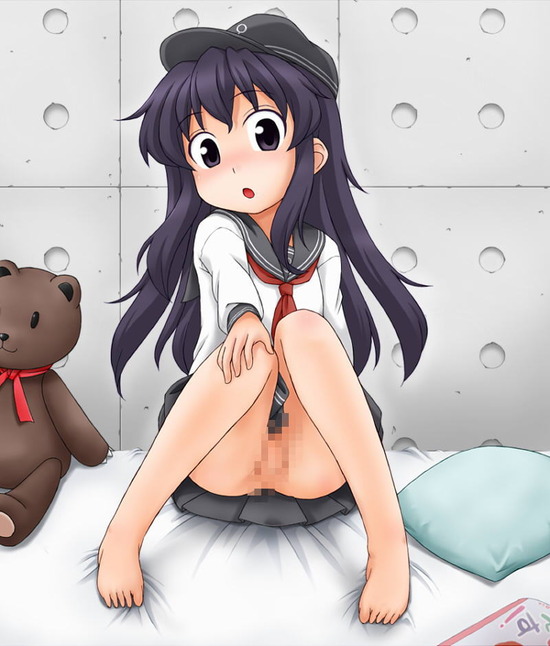【二次エロ】【艦これ】ロリ娘暁（あかつき）の可愛いパイパン画像がみたい！ 16