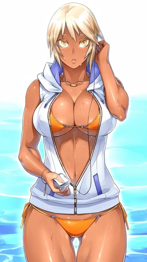 褐色肌がセクシーな女の子の二次エロ画像①　100枚 87