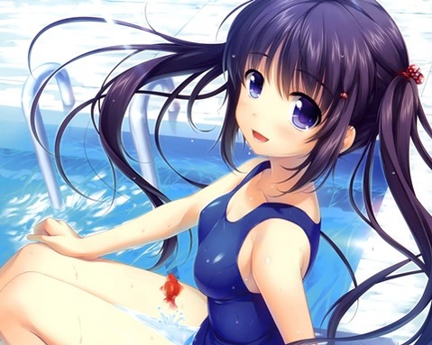 スク水(スクール水着)を着てる可愛い女の子の二次エロ画像⑤　100枚 28