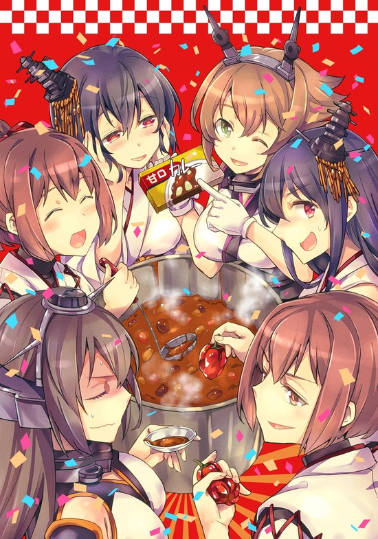 【二次】【艦これ】みんなで集まっている集合絵が見たい！ 2 24