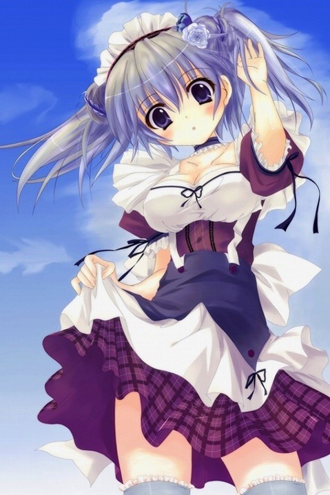 ニーソ・ニーハイを履いた女の子の二次エロ画像①　100枚 81