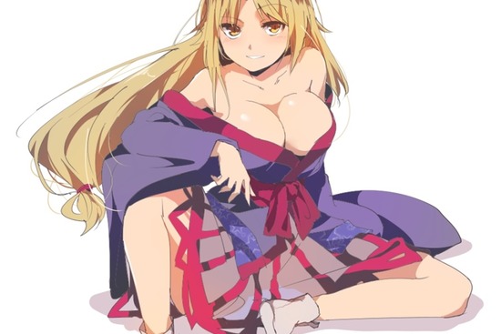 【二次エロ】【東方Project】角が生えた二次キャラ、星熊勇儀姐さんの爆乳オッパイにハマりそうな画像がみたい！② 11