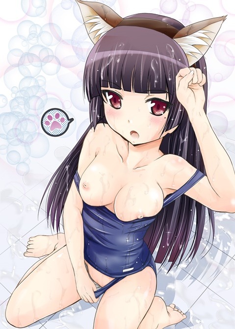 スク水(スクール水着)を着てる可愛い女の子の二次エロ画像②　100枚 5