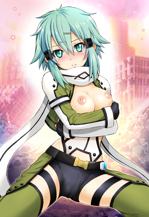 【SAO】シノン(朝田詩乃)のエロ画像　100枚【ソードアート・オンライン】 42