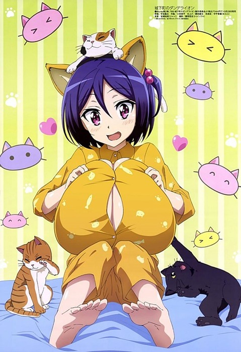 巨乳・爆乳すぎる女の子の二次エロ画像⑨　25枚 5