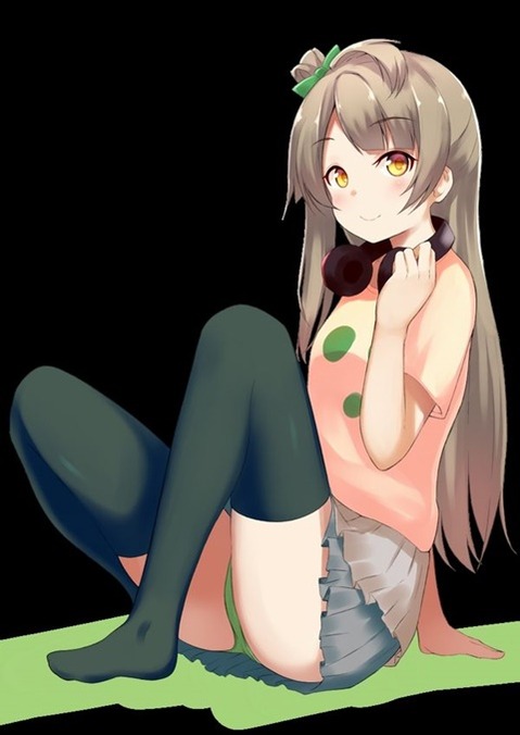 ニーソ・ニーハイを履いた女の子の二次エロ画像③　100枚 29