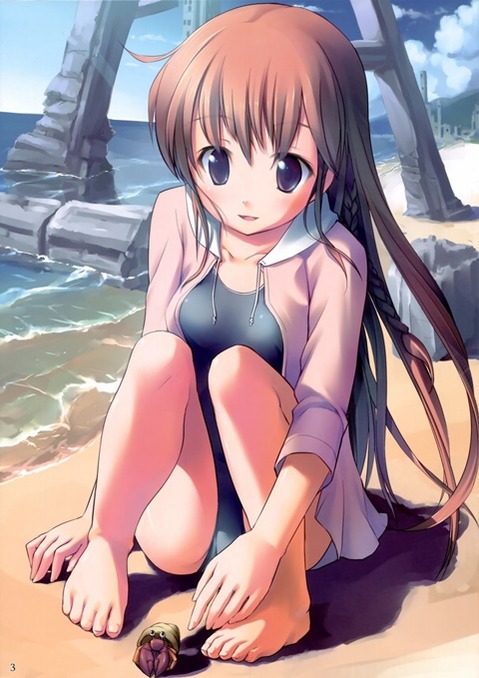 スク水(スクール水着)を着てる可愛い女の子の二次エロ画像①　100枚 87