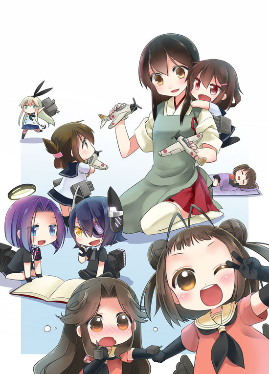 【二次】【艦これ】みんなで集まっている集合絵が見たい！ 2 19