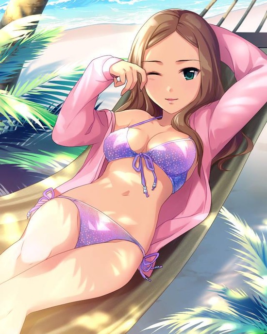 【非エロ】ロリなのに巨乳キャラな女の子のビキニや競泳水着画像がみたい！ 22