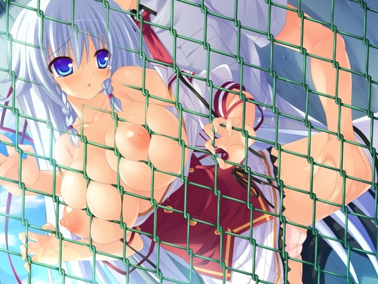 【二次エロ】屋上でエッチな事をしている女の子の画像が見たい！ 3 19