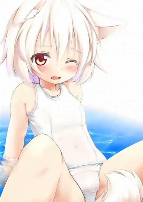 スク水(スクール水着)を着てる可愛い女の子の二次エロ画像①　100枚 24