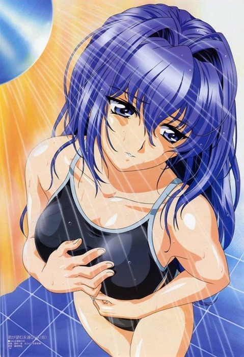 スク水(スクール水着)を着てる可愛い女の子の二次エロ画像⑥　100枚 83