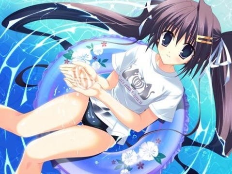 スク水(スクール水着)を着てる可愛い女の子の二次エロ画像①　100枚 47