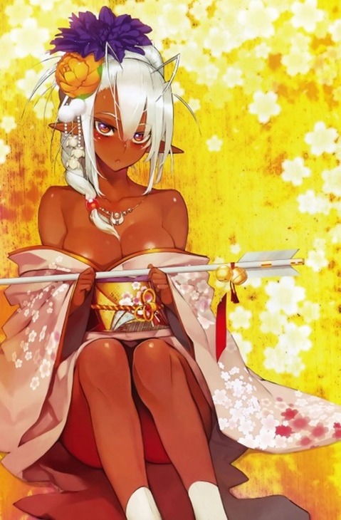 褐色肌がセクシーな女の子の二次エロ画像③　100枚 48