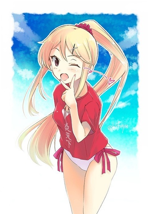 ポニーテールが可愛い女の子の二次エロ画像⑤　25枚 22