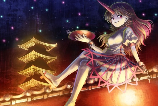 【二次エロ】【東方Project】角が生えた二次キャラ、星熊勇儀姐さんの爆乳オッパイにハマりそうな画像がみたい！② 10