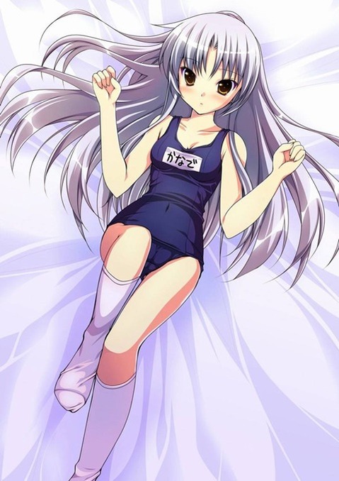 スク水(スクール水着)を着てる可愛い女の子の二次エロ画像①　100枚 34