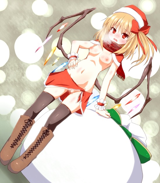 【二次エロ】【東方】フランドール・スカーレットちゃんのセクシャルパンティー丸見えで可愛く恥じらう乙女チックな画像まとめｗｗｗ２ 9