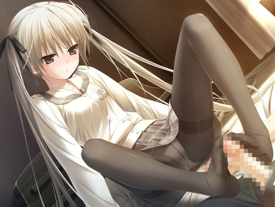 【二次エロ】ロリ娘たちが開脚して足コキしたら股間丸見えのくぱぁ状態で超絶エロいｗｗｗ二次エロ画像まとめ！１ 6