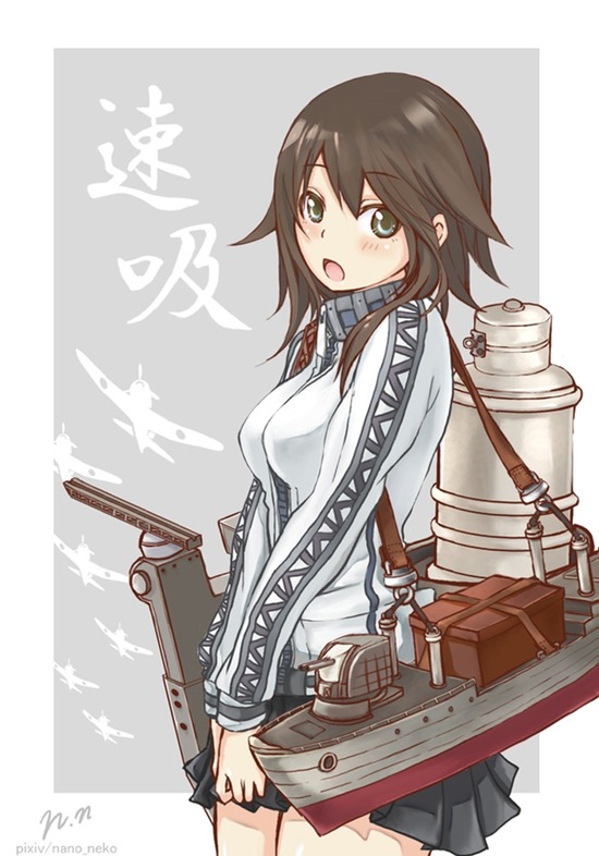 【非エロ】【二次画像】可愛い猫耳の年下系艦娘、速吸ﾁｬﾝの画像がみたい！１ 3