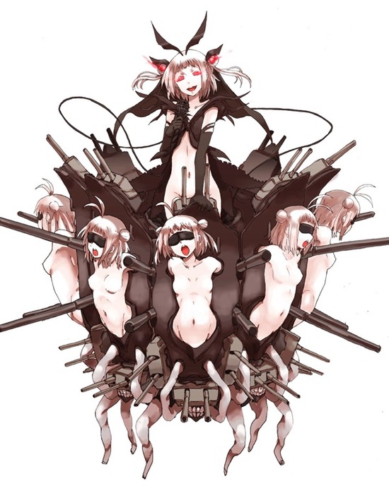 【非エロ】【艦これ】可愛い艦娘が深海棲艦化したカッコイイ系の画像がみたい！① 12