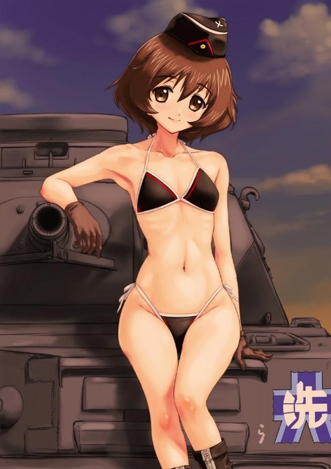 【ガルパン】秋山優花里の二次エロ画像　100枚【ガールズ＆パンツァー】 55