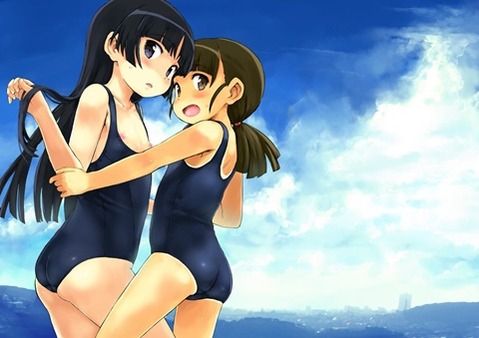 スク水(スクール水着)を着てる可愛い女の子の二次エロ画像②　100枚 57