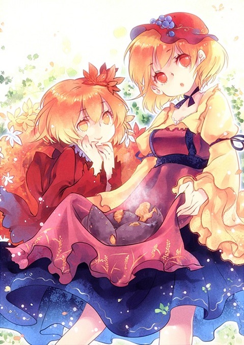 【東方】秋穣子・秋静葉の二次エロ画①　100枚【東方Project】 46