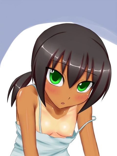 日焼け跡が色っぽい女の子の二次エロ画像③　100枚 1