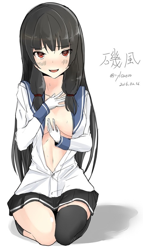 【艦これ】磯風の二次エロ画②　100枚【艦隊これくしょん】 16