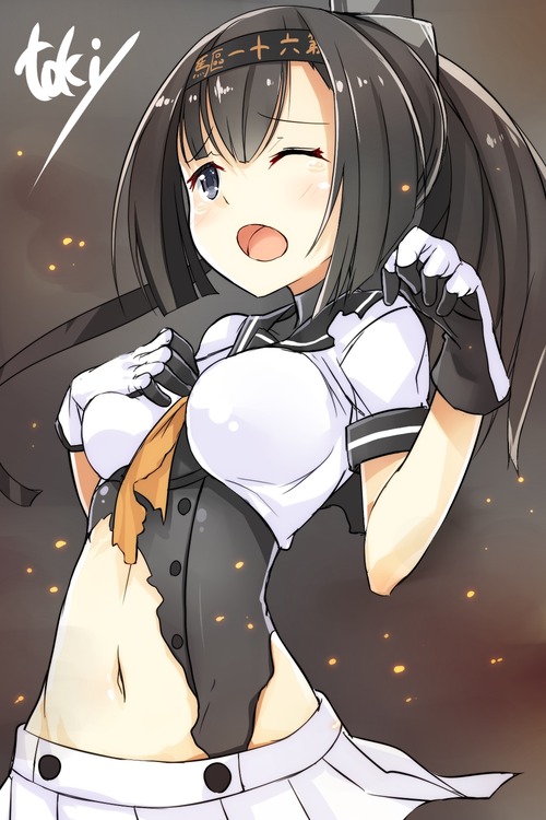 【非エロ】【二次】【艦これ】駆逐艦、秋月（あきづき）の制服コスチューム画像がみたい！ 9