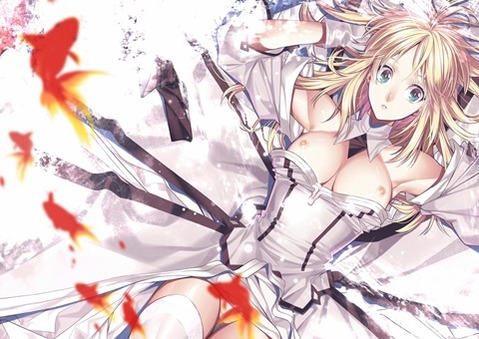 【Fate】セイバーの二次エロ画④　100枚 20