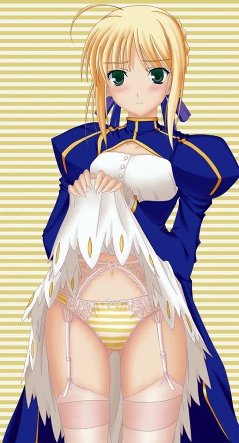 【Fate】セイバーの二次エロ画③　100枚 74