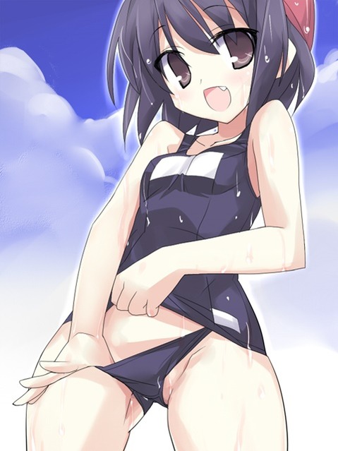 スク水(スクール水着)を着てる可愛い女の子の二次エロ画像⑤　100枚 7