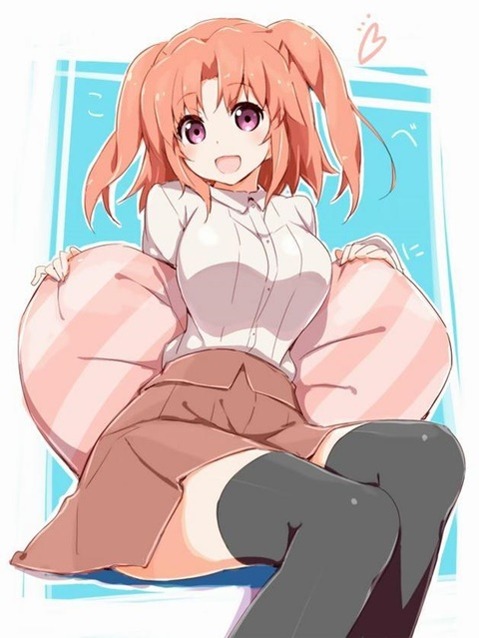ニーソ・ニーハイを履いた女の子の二次エロ画像④　100枚 13