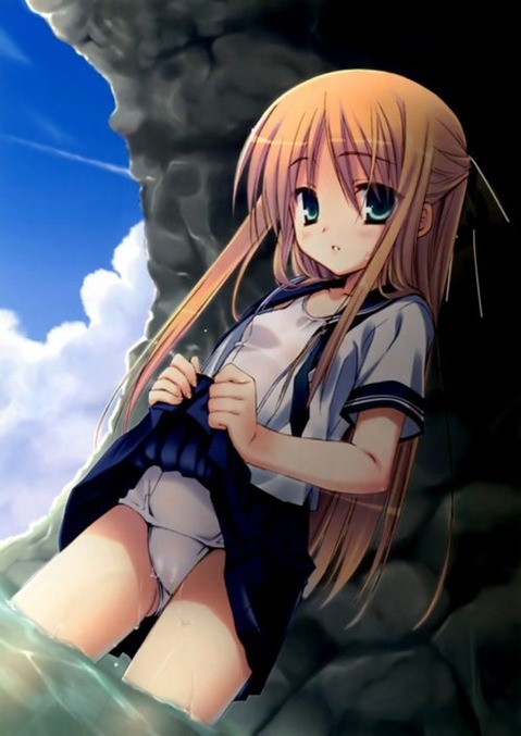 スク水(スクール水着)を着てる可愛い女の子の二次エロ画像⑤　100枚 32