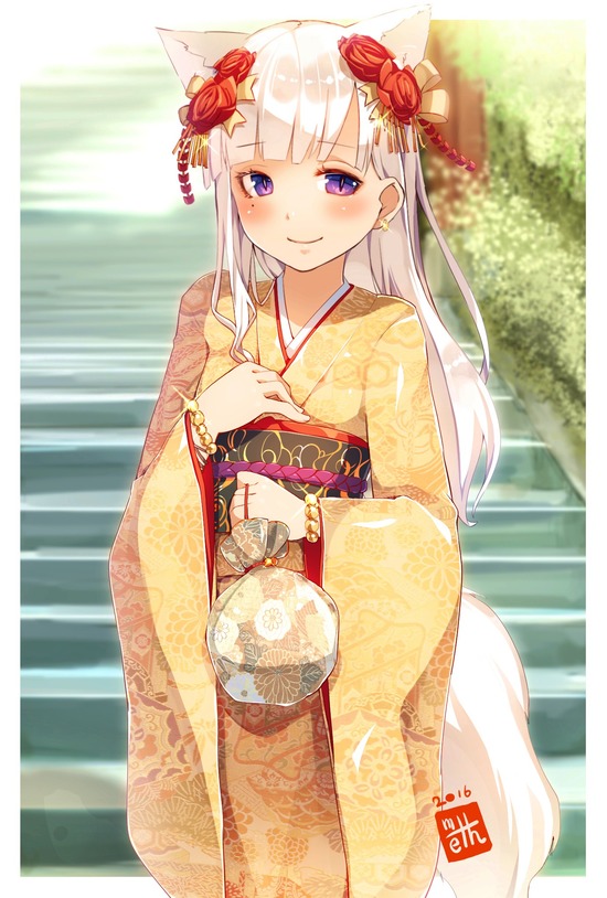 【二次】狐耳な女の子の可愛い画像が見たい！ 9 3