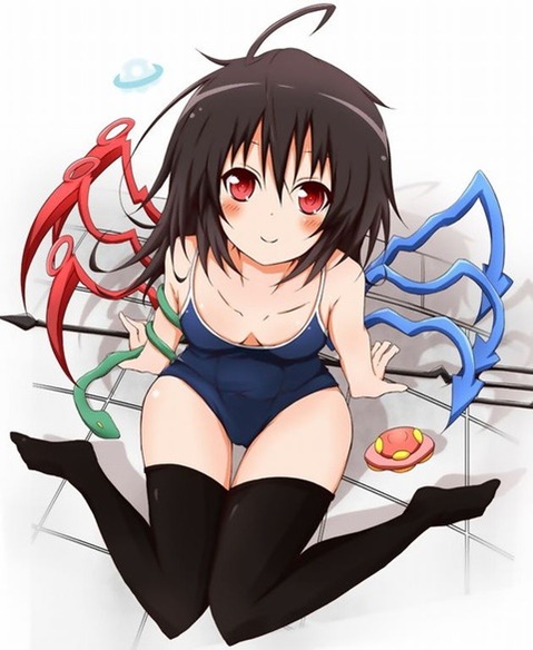 スク水(スクール水着)を着てる可愛い女の子の二次エロ画像②　100枚 98
