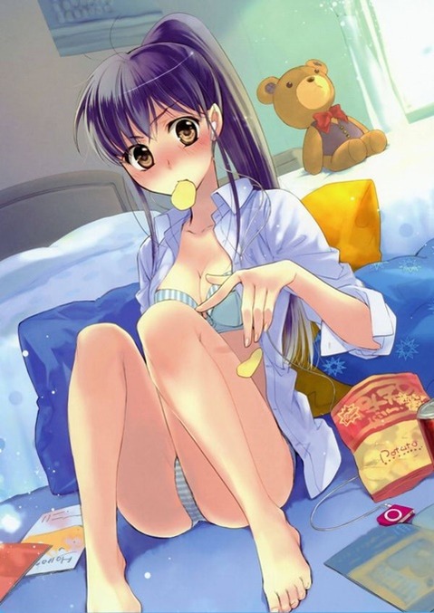 ポニーテールが可愛い女の子の二次エロ画像⑩　25枚 16