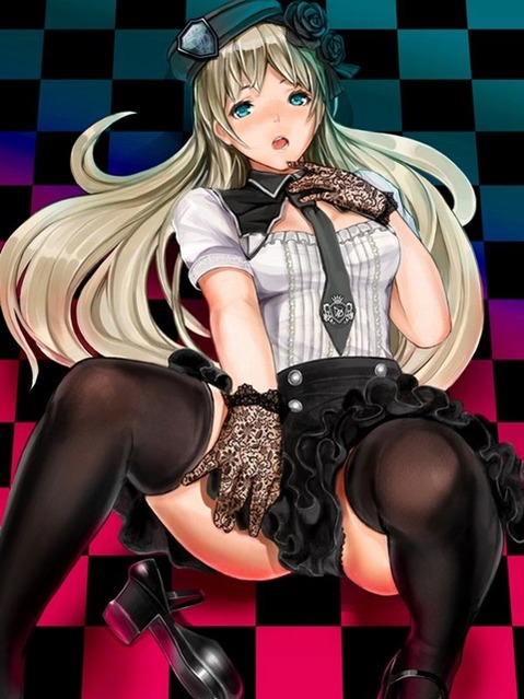 ニーソ・ニーハイを履いた女の子の二次エロ画像⑤　100枚 20