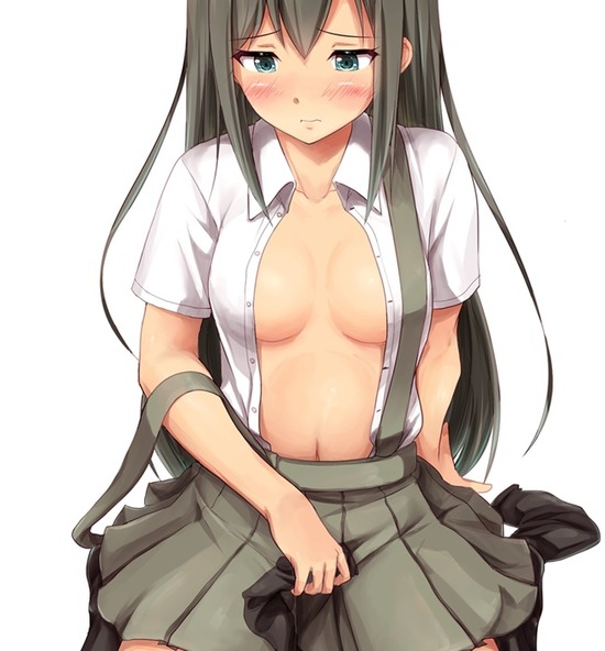 【二次エロ】【艦これ】ロリっ子すぎる制服娘朝潮ちゃんのパンチラ画像がみたい！ 11