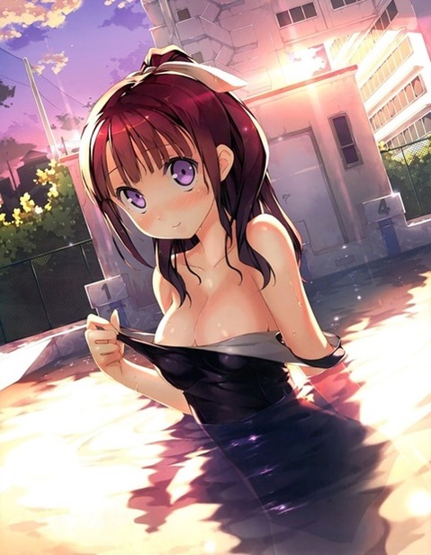 スク水(スクール水着)を着てる可愛い女の子の二次エロ画像③　100枚 16